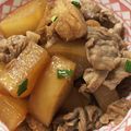 huu_ka's cooksnap of when they made 簡単スピードメイン♪大根と豚肉の煮物☆✨.