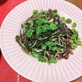 かわゆう1211's cooksnap of when they made イカ墨パスタ＊市販ペーストで手軽ランチ.