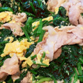 noaren's cooksnap of when they made 【あっさり】豚バラ肉とほうれん草の卵炒め.