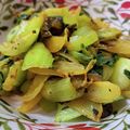 NEKOほっぺ's cooksnap of when they made 菊芋のテルダーラ☆スリランカ風炒めもの.