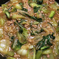 しろいちごひめ's cooksnap of when they made 時短節約！チンゲン菜ともやしの肉みそ炒め.