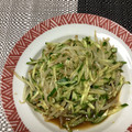 おはなすき's cooksnap of when they made 時短☘️もやしときゅうりの韓国風ナムル.