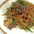 ＆come☆'s cooksnap of when they made セロリ・生姜の【効きキンピラ】効くし簡単.