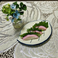 Laufen's cooksnap of when they made おつまみに柚子胡椒かまぼこ♪.