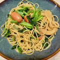 たぬっこランド's cooksnap of when they made ほうれん草の和風パスタ.