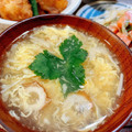 シルバニア's cooksnap of when they made えのきとちくわ入り☆かきたま汁.