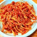 yukinko07's cooksnap of when they made 韓国の友人直伝♡スルメキムチ！♡.