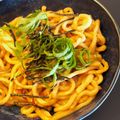やおよろず◎'s cooksnap of when they made 冷凍うどん＋しらすチーズで簡単節約ランチ.