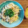 ふわり23's cooksnap of when they made 簡単♪梅と大葉のシーチキンパスタ.