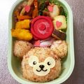 Chaaa_room's cooksnap of when they made キャラ弁＊ふわふわダッフィー簡単ver.