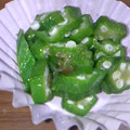 ﾍﾞｰｽﾒｲｸ's cooksnap of when they made お弁当に…簡単すぎるおくらの和え物.