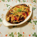 yesmama's cooksnap of when they made 茄子とトマトの重ねチーズ焼き.