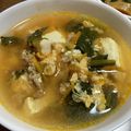 お塩と砂糖's cooksnap of when they made ふるふる豆腐とひき肉のピリ辛スープ.