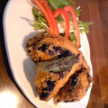 TATOCO's cooksnap of when they made さくさくジューシー☆茄子のはさみ揚げ.