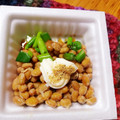 めぐ＊ぴぃ's cooksnap of when they made さんしょうマヨ納豆.
