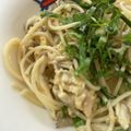 kimittyyy's cooksnap of when they made 簡単☆鮭と舞茸のチーズクリーム生パスタ.