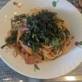 えそそそ's cooksnap of when they made ベーコンとニラのバター醤油パスタ.