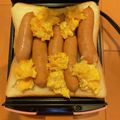 さおりん's cooksnap of when they made 卵ウインナーのホットサンド♬.