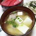 ネコかえる's cooksnap of when they made これぞ日本の味！私流イワシのつみれ味噌汁.