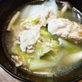 ばたみそーぱん☆'s cooksnap of when they made 豚肉と白菜のにんにく塩バター鍋.
