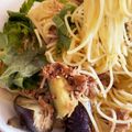 クックFJ5BNF☆'s cooksnap of when they made ナスとツナ缶の和風パスタ.