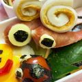さんちゃん（╹◡╹）'s cooksnap of when they made キャラ弁☆ウインナーと竹輪でかたつむり.