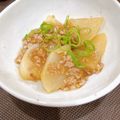 ちょ〜☆'s cooksnap of when they made カブと豚ひき肉の煮物.