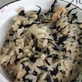 あいちむたん's cooksnap of when they made 簡単！おいしい！ひじきご飯。.
