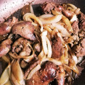 ♬あじさいのレシピ♬'s cooksnap of when they made 貧血対策！鶏レバーと玉ねぎの炒め煮.