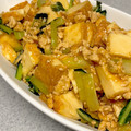 れいぽん♪'s cooksnap of when they made 厚揚げとチンゲン菜の挽き肉炒め.