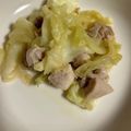 かんじきんぐ's cooksnap of when they made 鶏もも肉とキャベツの梅肉つゆ和え.