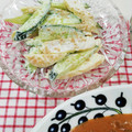 在宅勤務のおじさん's cooksnap of when they made 笹かまぼこ＆きゅうりの～マヨネーズ和え～.