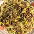 FURUFURU425's cooksnap of when they made 豚ひき肉と青ねぎの和風パスタ.