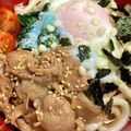 thanx's cooksnap of when they made 簡単★冷やし肉うどん.