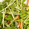 あなっつお's cooksnap of when they made お茶漬けのもとで水菜大量消費！.