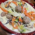 LIGHTちゃん's cooksnap of when they made 肉だんごのクリーム煮（濃厚！）.