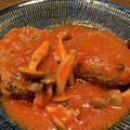ゴチカズ's cooksnap of when they made 10分でトマトソースの煮込みハンバーグ.