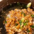 amyasunao's cooksnap of when they made 簡単☆絶品☆夜食に！納豆茶漬け！.