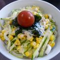 HISACIN's cooksnap of when they made 簡単サラダうどん　ユズリッチかけ☆.
