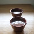 みるく茶's cooksnap of when they made 砂糖•ゼラチン不要！ココアバナナプリン.
