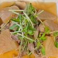 ぷーとんR's cooksnap of when they made レンチンで！黄金比の豚大根♡[下味冷凍].