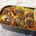 龍青空ママ's cooksnap of when they made お弁当に◎豚肉と海苔のグルグル巻.