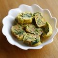 ガメコ's cooksnap of when they made カニカマとホウレン草の卵焼き.