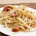 horseland's cooksnap of when they made 簡単★もやし＆ベーコンのオイマヨ炒め.
