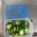 彩音ｍａｍａ's cooksnap of when they made 浅漬け～キュウリの白だし漬け.