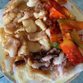 Moggieneko's cooksnap of when they made いかといかげその天ぷら.