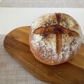 takuanne's cooksnap of when they made 【冷蔵庫発酵】カンパーニュ風ハードパン.