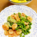 はちみつlove's cooksnap of when they made 簡単☆便利えびとそらまめのにんにく炒め.