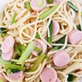 クックCNZGFQ☆'s cooksnap of when they made 魚肉ソーセージと小松菜の簡単パスタ.
