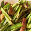 ライ君ママ's cooksnap of when they made うるいとベーコンのおかか炒め.